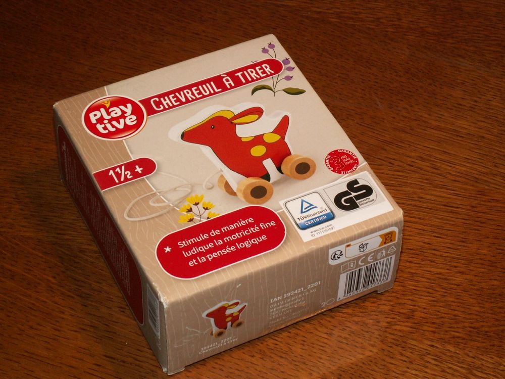 Jouet &agrave; tra&icirc;ner bo&icirc;te Playtive " chevreuil "
Jeux / jouets