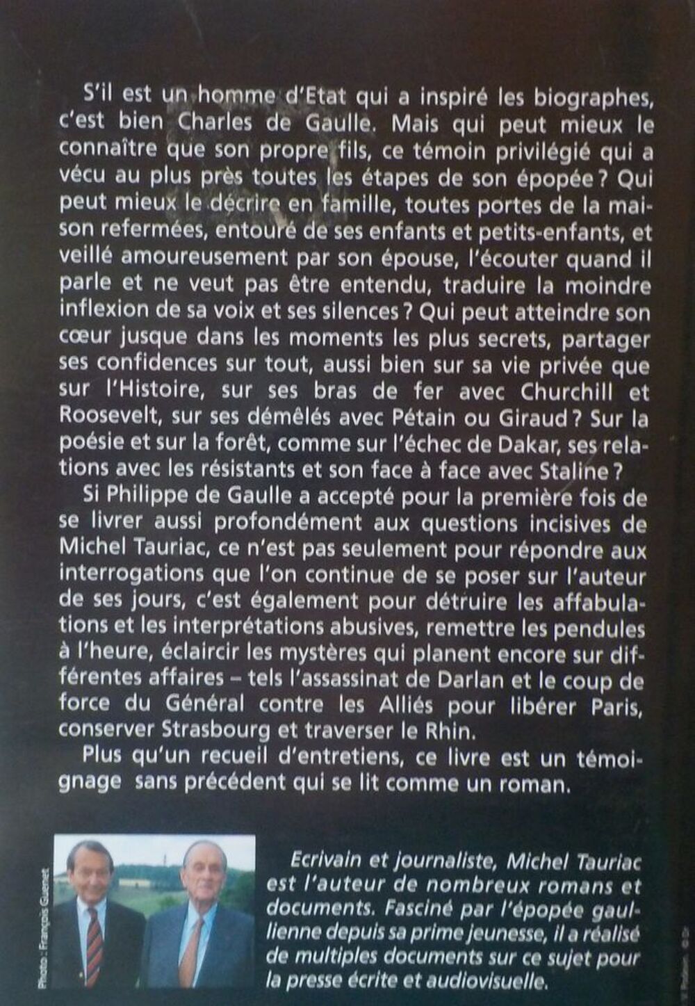 DE GAULLE MON PERE par Philippe de Gaulle T1 Ed. Plon Livres et BD