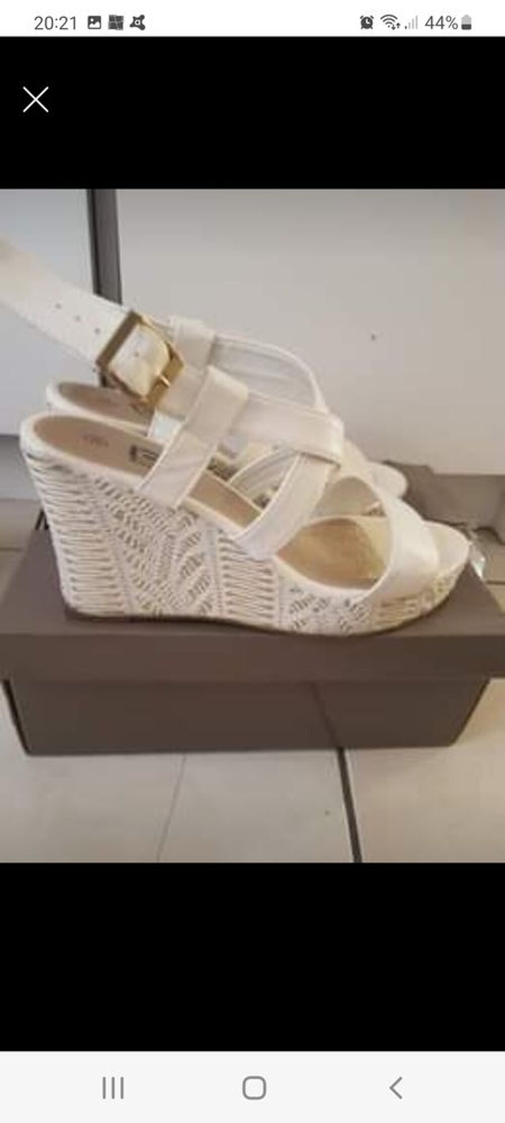 Sandale compens&eacute;e femme Chaussures