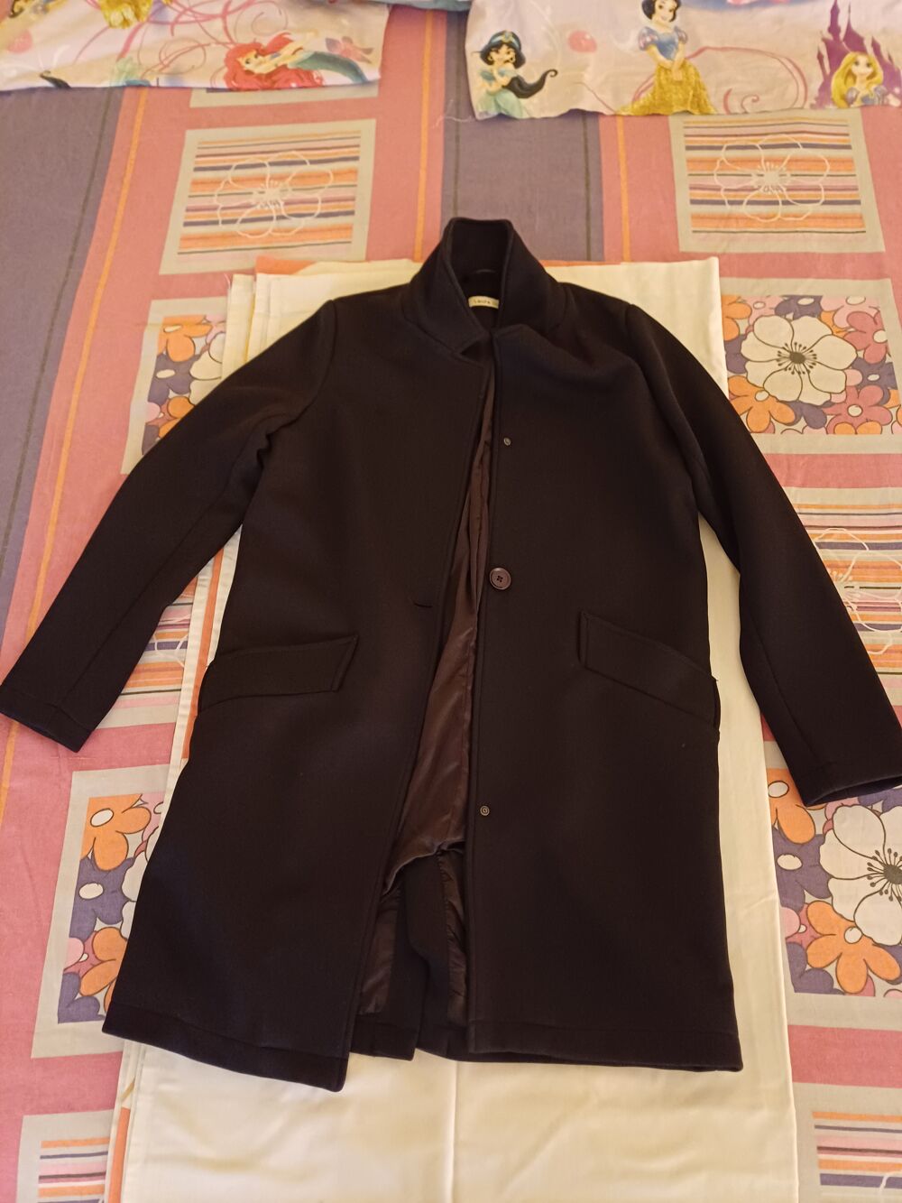 Manteau noir Vêtements
