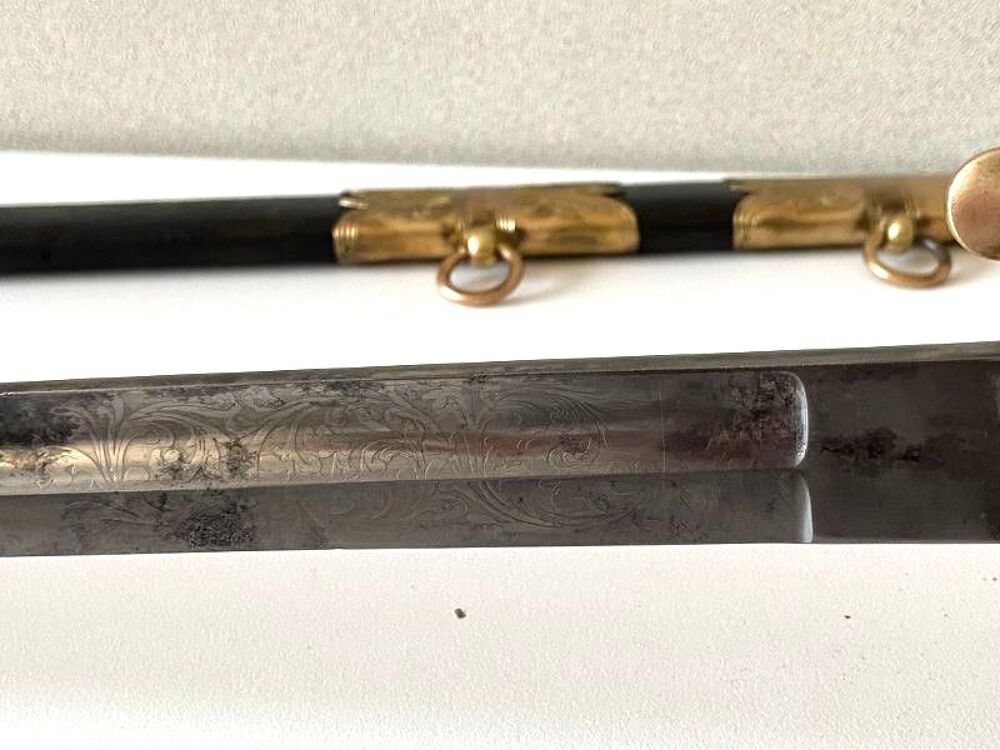 Sabre Officier de Marine Anglaise Mod&egrave;le 1827 Victorienne 