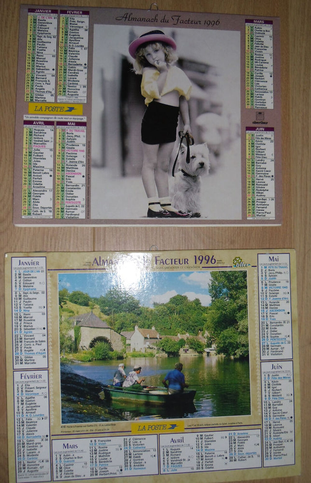 Calendriers de La Poste 