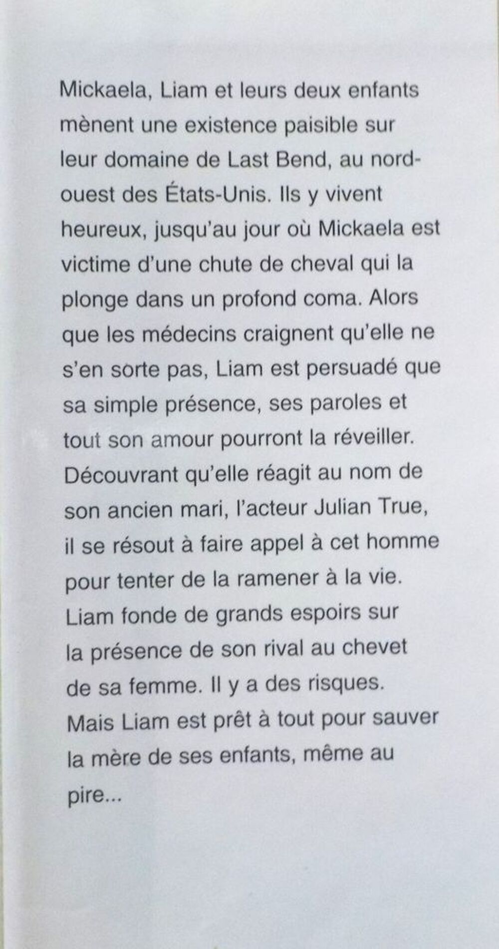 LE MONDE SANS ELLE de Kristin HANNAH Ed. France Loisirs Livres et BD