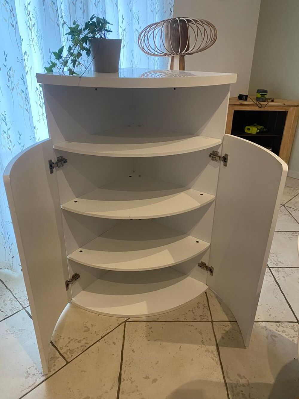 Buffet de coin blanc Meubles