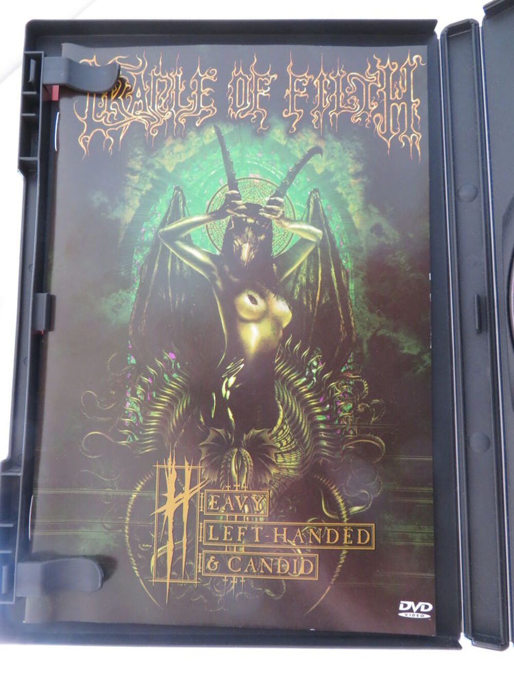 DVD Cradle of Filfh Heavy Left-Handed &amp; Candid 2001 Metal DVD et blu-ray