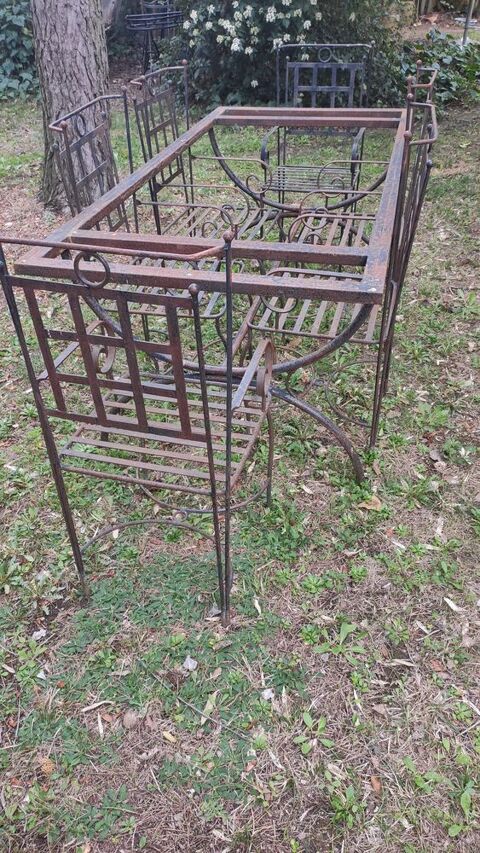 Table et 6 chaises en fer forg 500 Lunel-Viel (34)