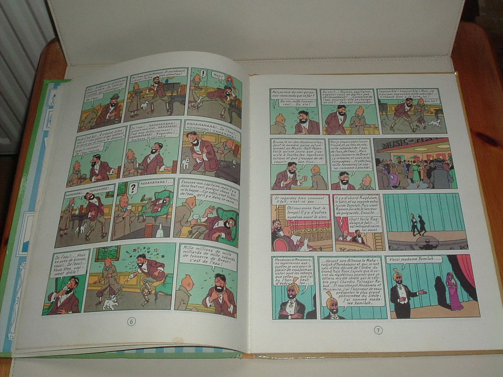 BD Tintin " Les 7 boules de Cristal " Livres et BD