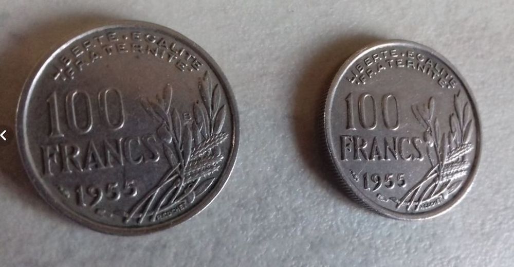 100 FRANCS 1955 type COCHET 