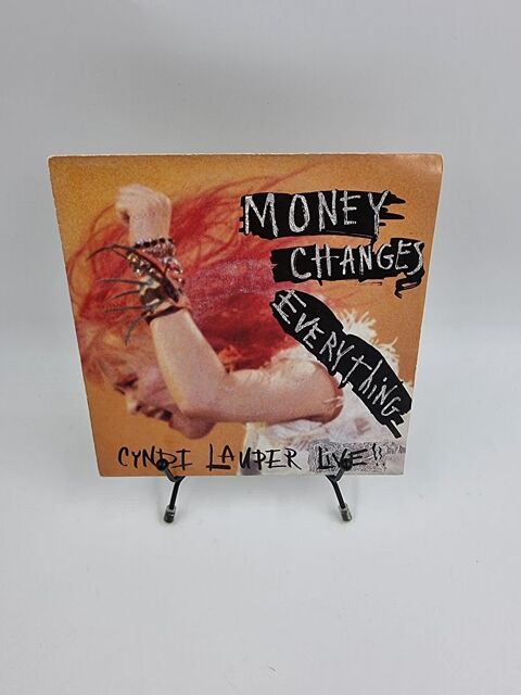 Vinyle 45 tours Cyndi Lauper : Live !! (Money Change...) 8 Vulbens (74)