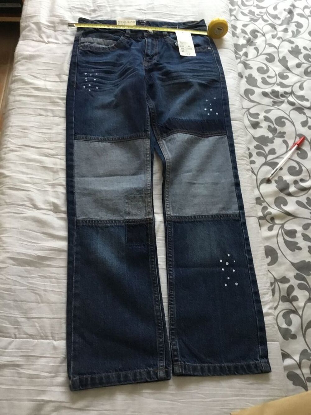 Tout Neuf avec &eacute;tiquette :pantalon jean pour fille de 10Ans Vêtements
