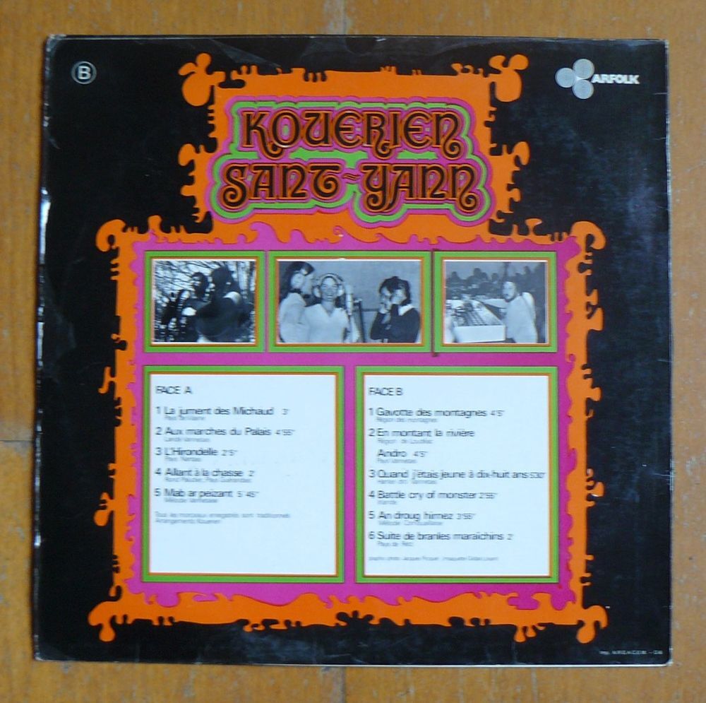LP KOURIEN SANT-YANN : La jument des Michaud - Arfolk SB 300 CD et vinyles