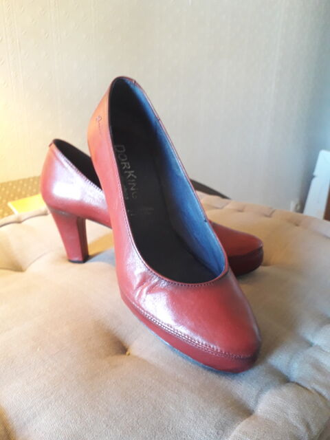 Escarpins Pointure 37 .Cuir Bordeaux  -Grand confort Aix-en-Provence (13)