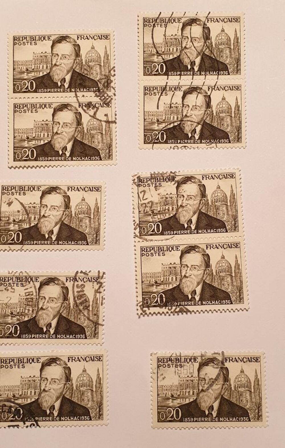 Timbre France 1960 Pierre Girauld de Nolhac - lot 1.65 euro 