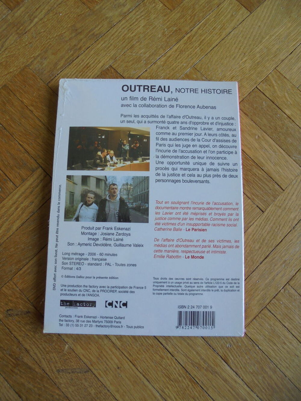 Outreau notre histoire DVD et blu-ray