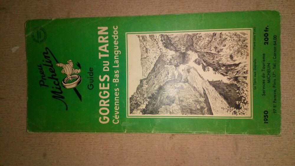 Guide Michelin 1950 - Gorges du Tarn Livres et BD