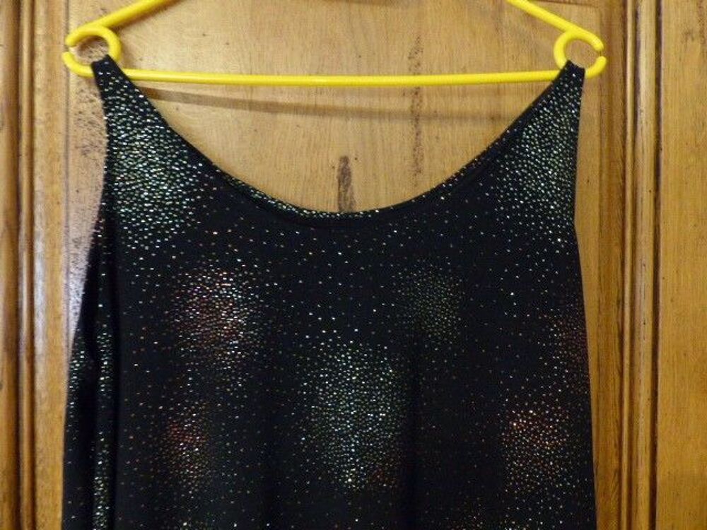 robe noire midi a paillette neuve Vêtements