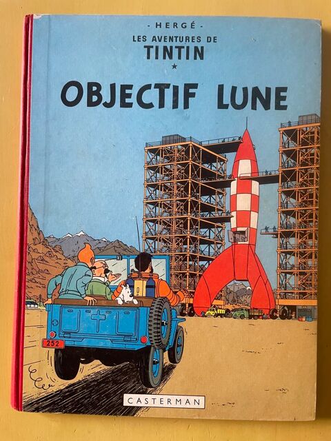 BD TTBE TINTIN OBJECTIF LUNE EO 1960 185 Vigneux-sur-Seine (91)
