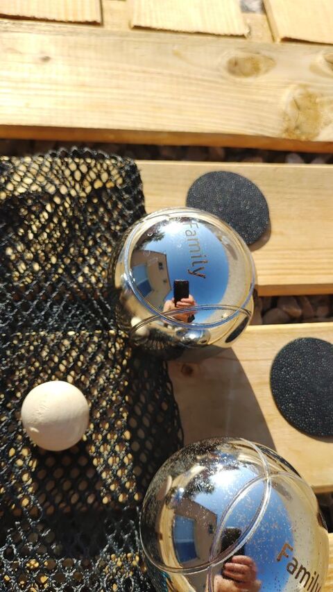 3 Boules de Pétanque en Métal : Set de 5 Pièces Maureilhan (34)