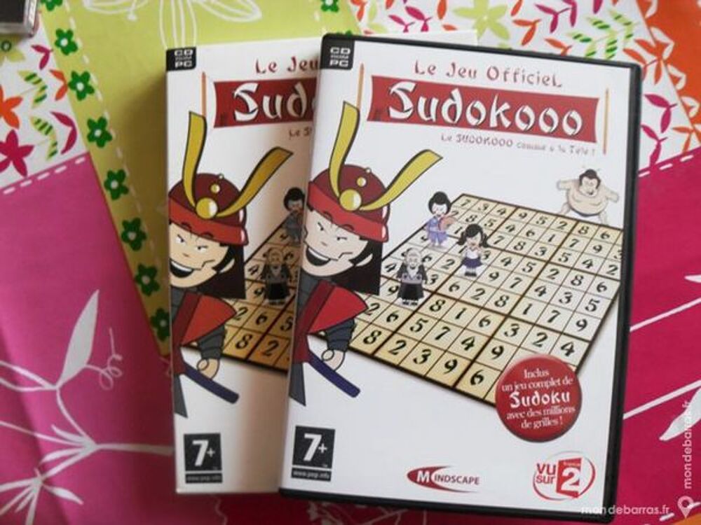 CD ROM PC Sudoku le jeu officiel Sudokooo TBE Consoles et jeux vidéos