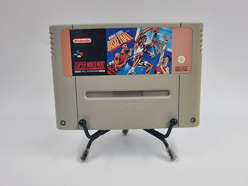 Jeu Super Nintendo (SNES) World League Basketball en loose Consoles et jeux vidéos