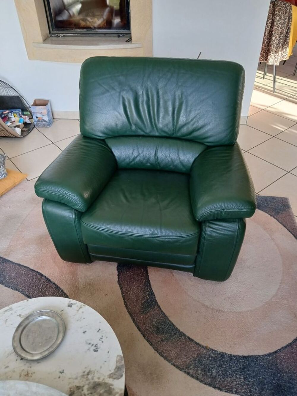 Ensemble salon cuir de buffle ? 3 pi&egrave;ces Meubles