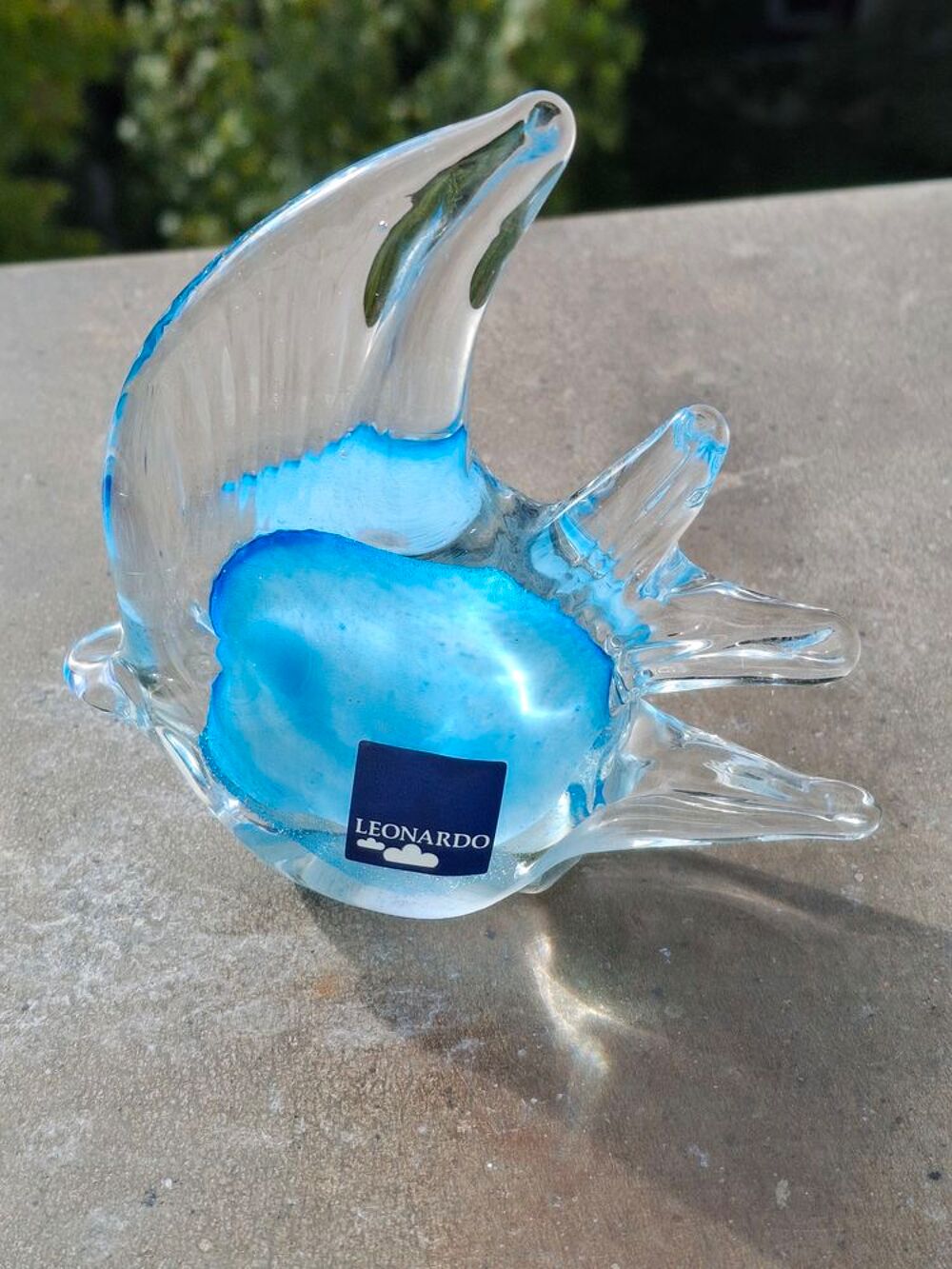 Poisson en verre souffl&eacute; Leonardo Décoration
