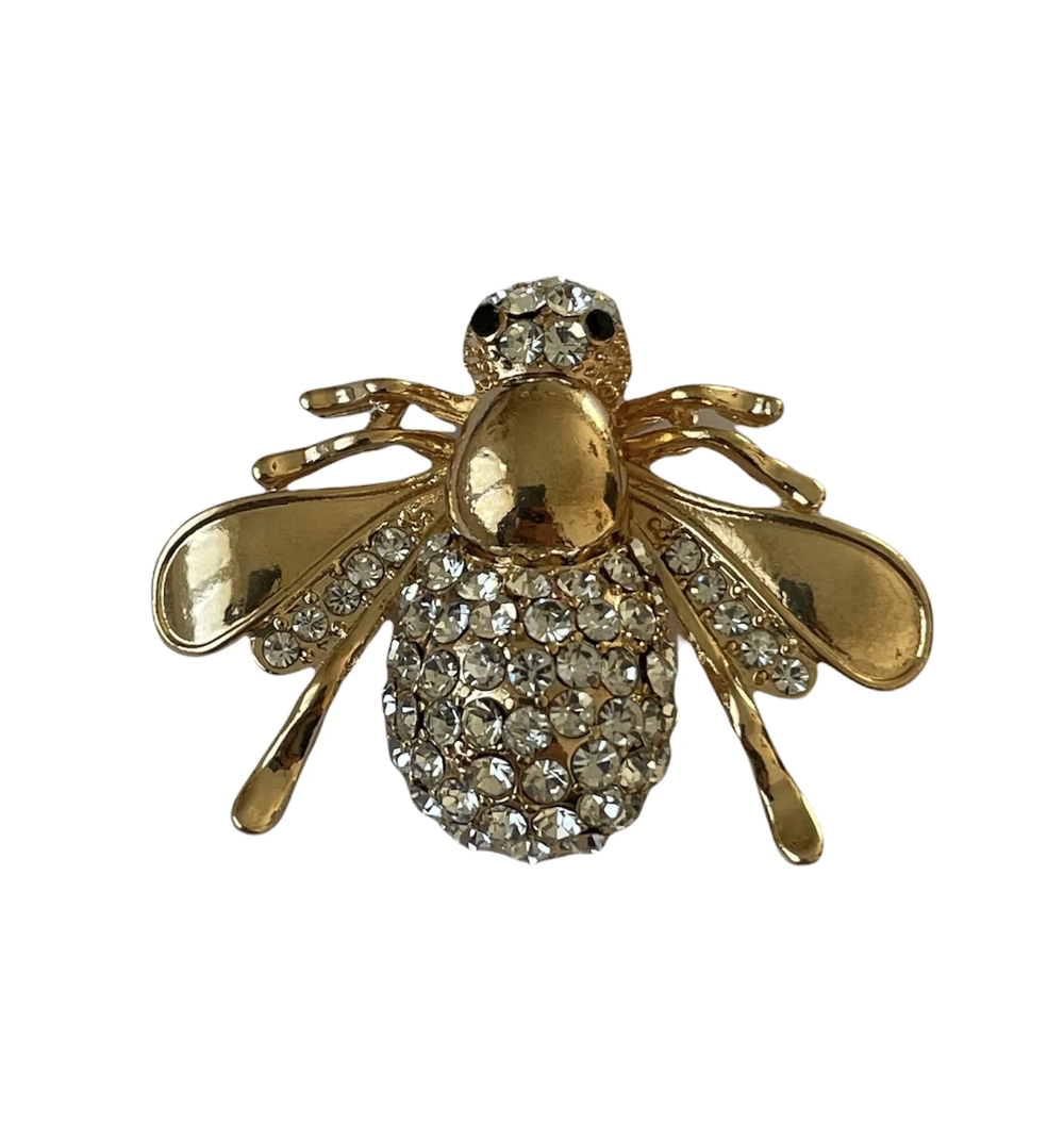 Broche vintage abeille dor&eacute; &amp; strass 15 €
Bijoux et montres