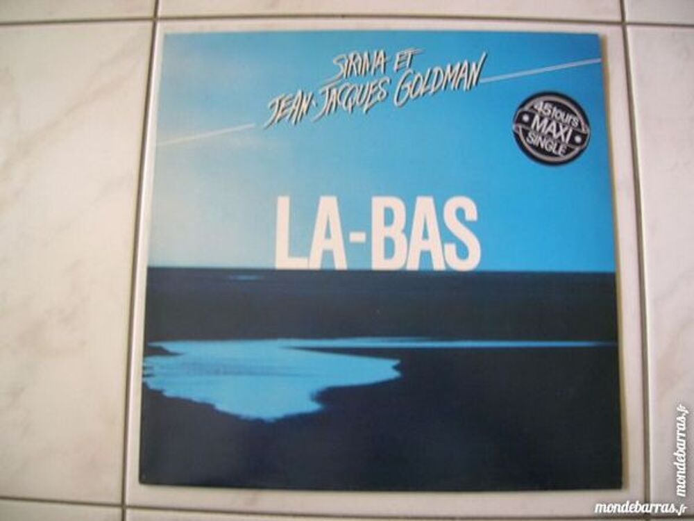 MAXI 45 TOURS Jean-Jacques GOLDMAN L&agrave; bas CD et vinyles