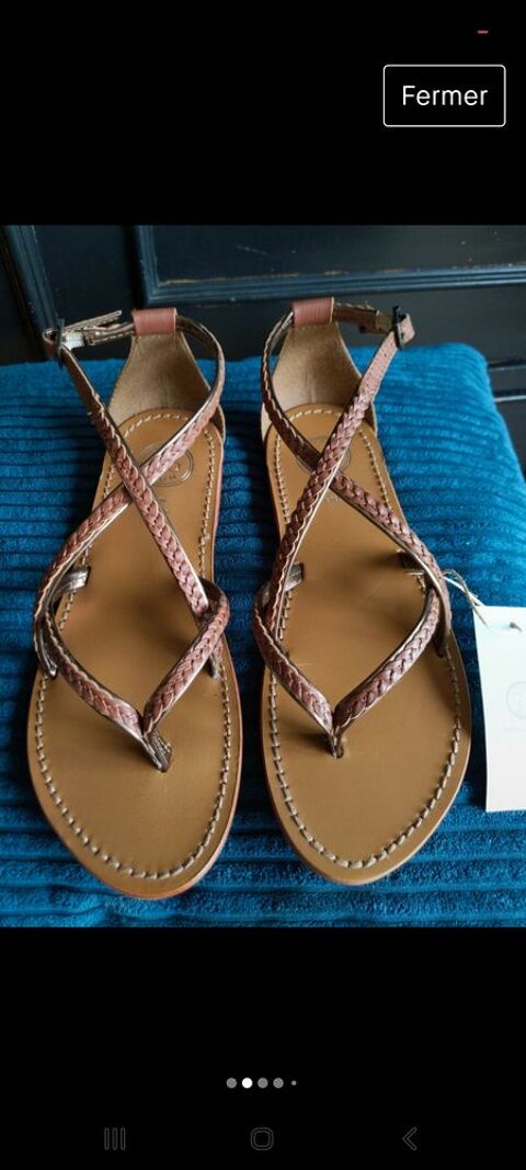 Sandale white sun 19 Montlh�ry (91)