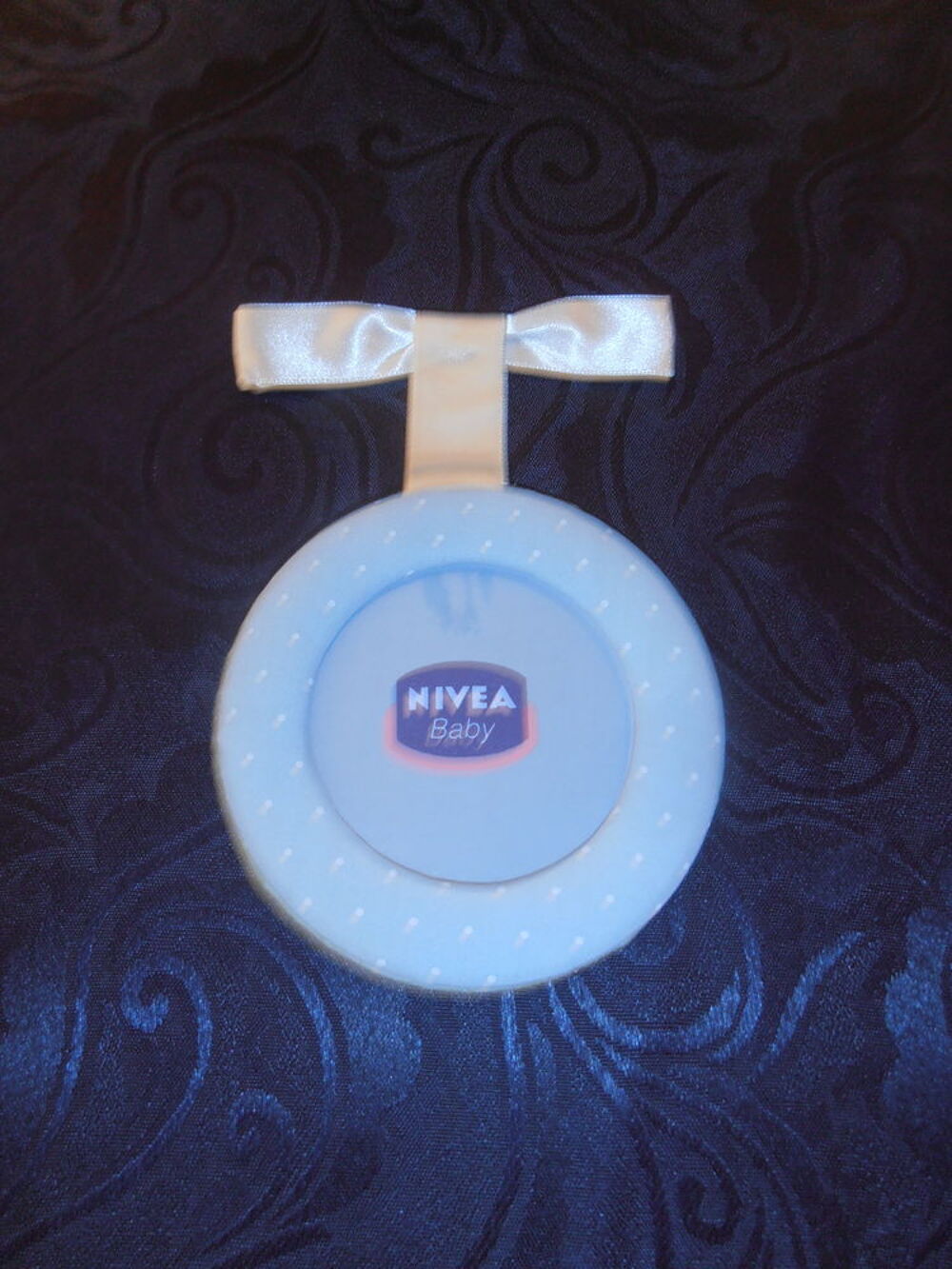 porte-photo rond bleu ciel (17) Décoration