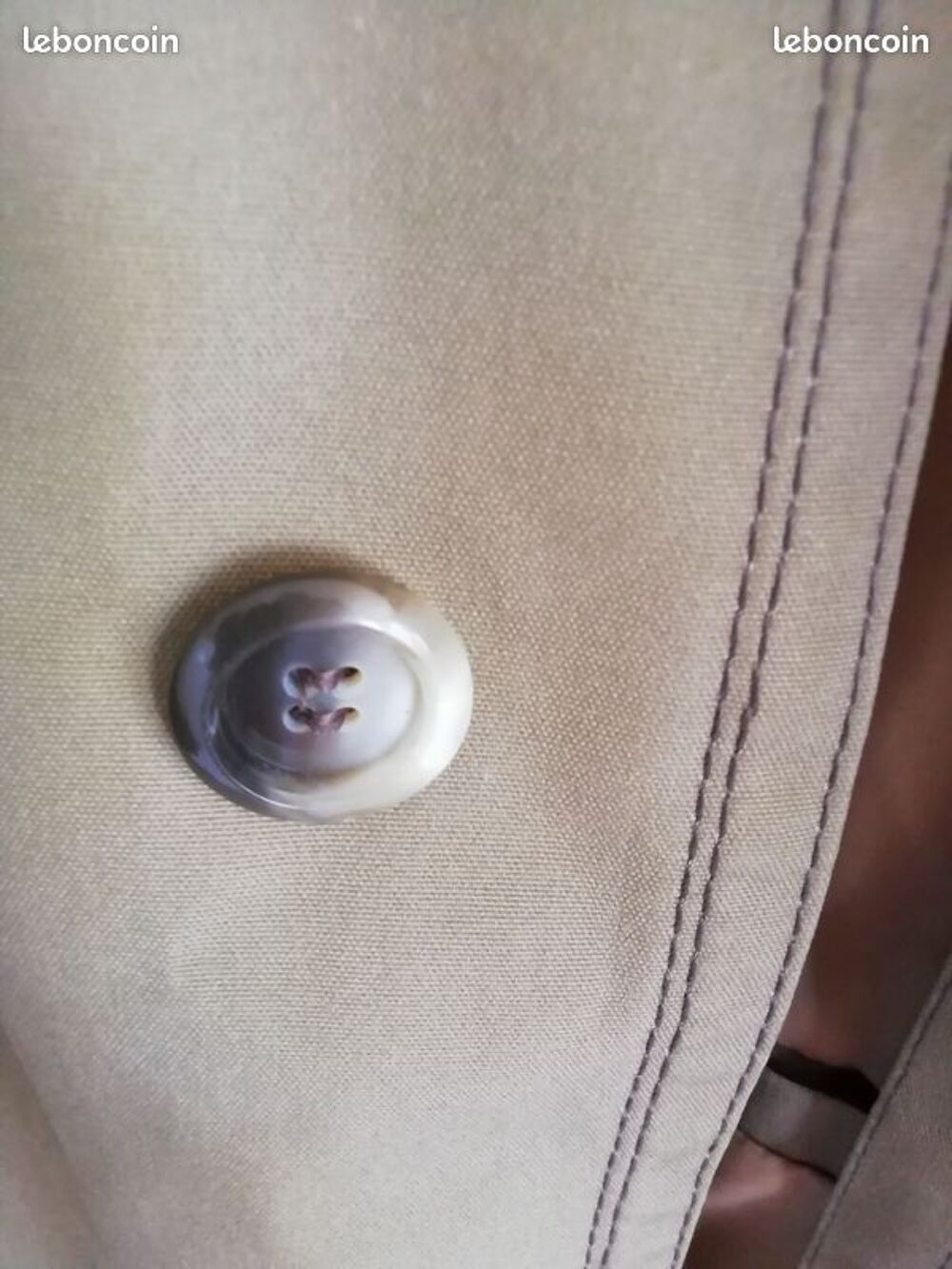 Trench coat beige ou imper taille XL Vêtements