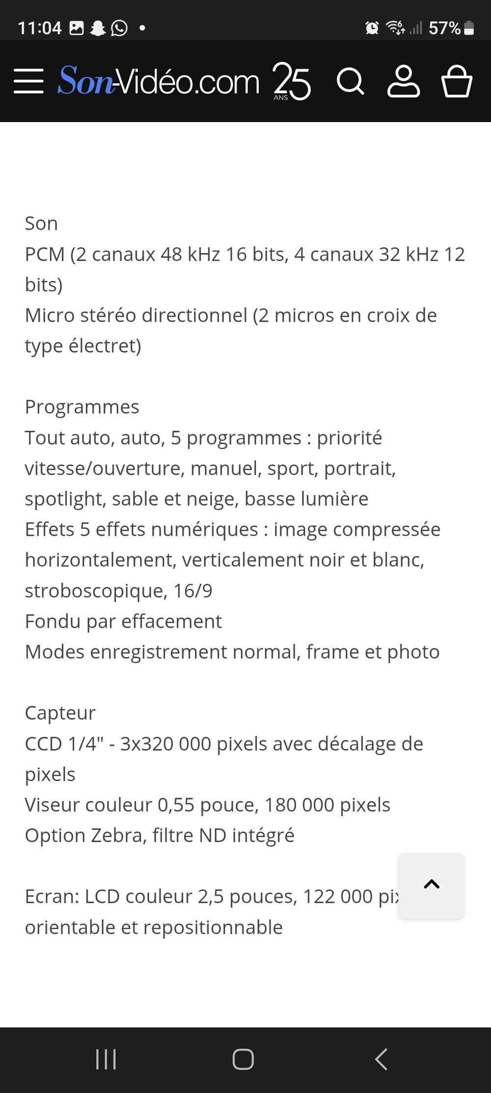 Camescope num&eacute;rique miniDV PRO CANON Photos/Video/TV