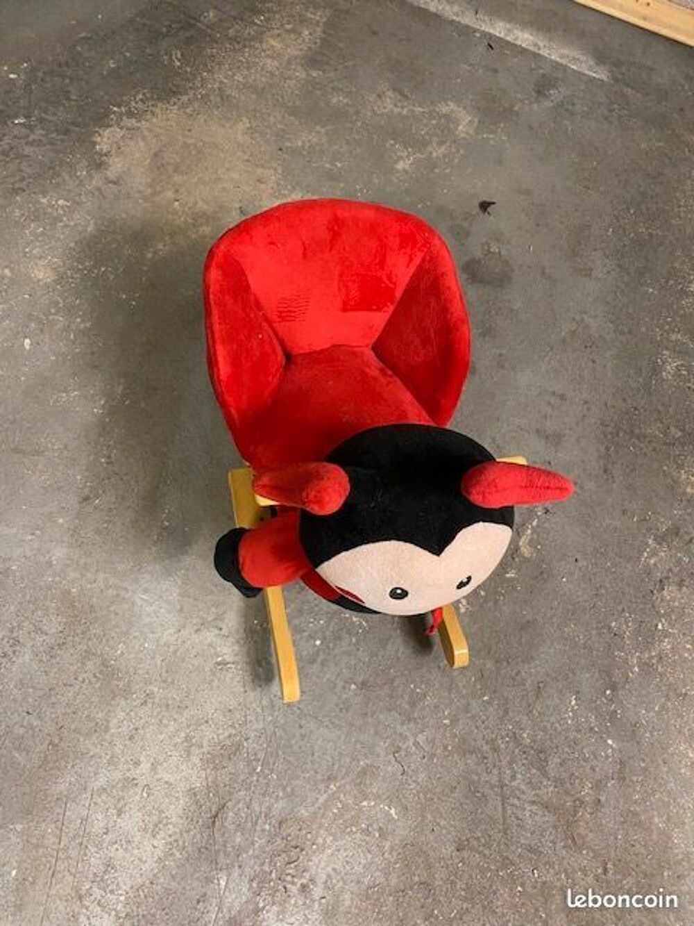 Coccinelle &agrave; Bascule Mobilier enfants