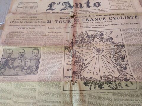 Rare Journal du Tour de France 1927 15 Saint-Mdard-en-Jalles (33)