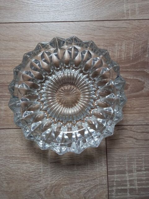 Cendrier en verre rond 18 cm 15 Villiers (86)