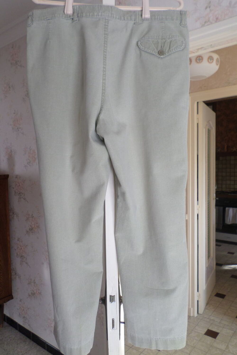 Pantalon en toile beige - taille 46 Vêtements