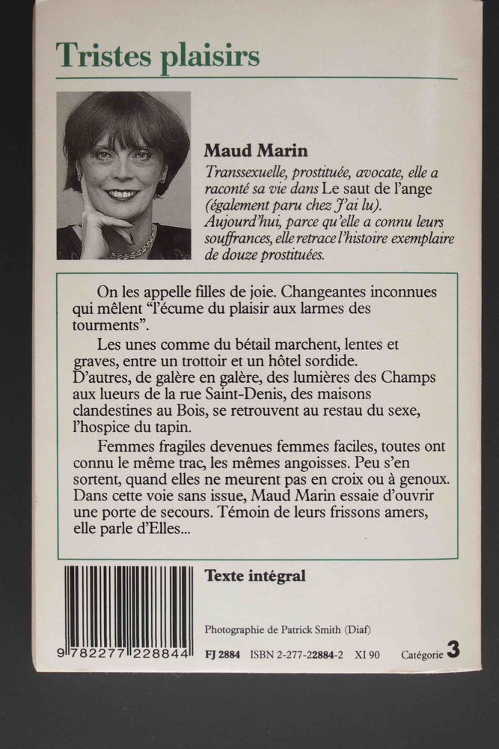 Tristes plaisirs ***MAUD MARIN Livres et BD