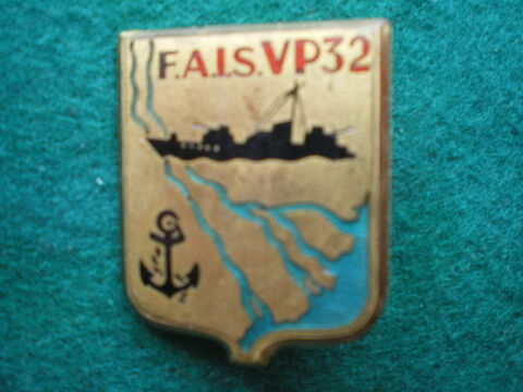 Insigne de Marine - Vedette de port F.A.I.S VP 32 80 Caen (14)