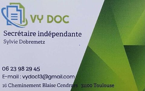 Secrétaire indépendante pour professionnels 0 31100 Toulouse