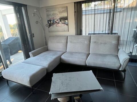 CANAPE d'Angle avec M�ridienne � gauche et  Relax �lectrique 750 Antibes (06)