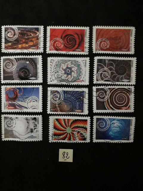 1  S�rie compl�te de timbres 0,40 � la s�rie.N.82 0.4 Les Forges (88)