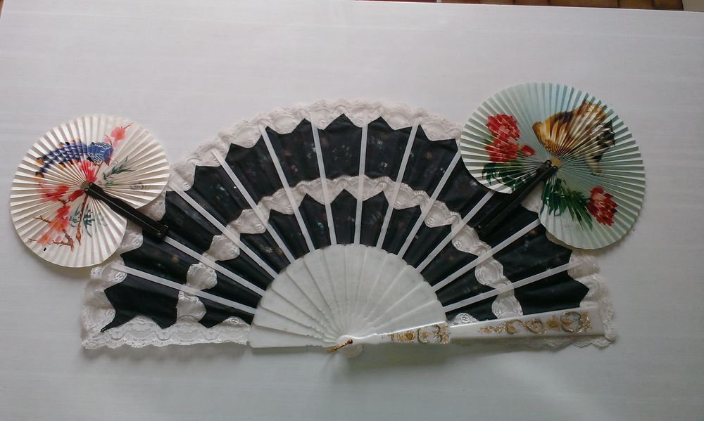Eventails dentelle Dcoration