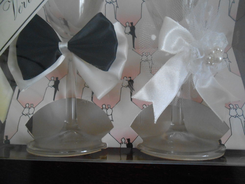 Verres de Mariage ? Vintage Décoration