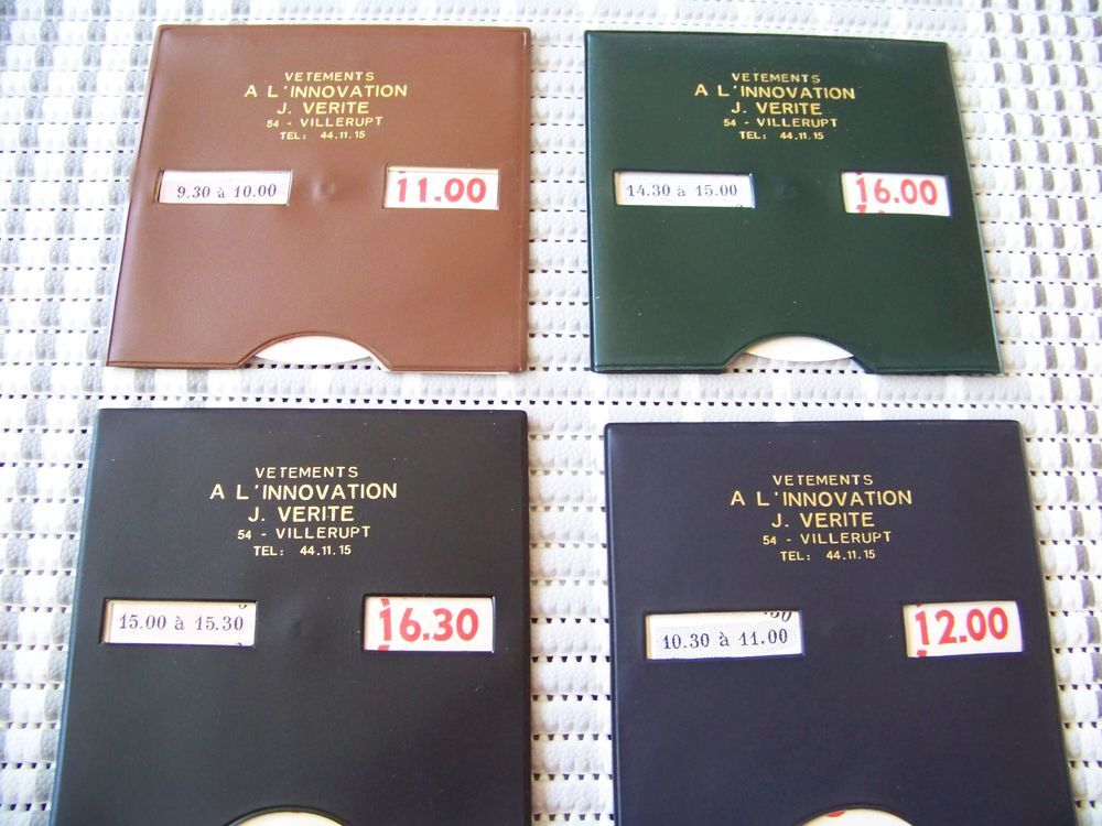 Anciens disques de stationnement	 