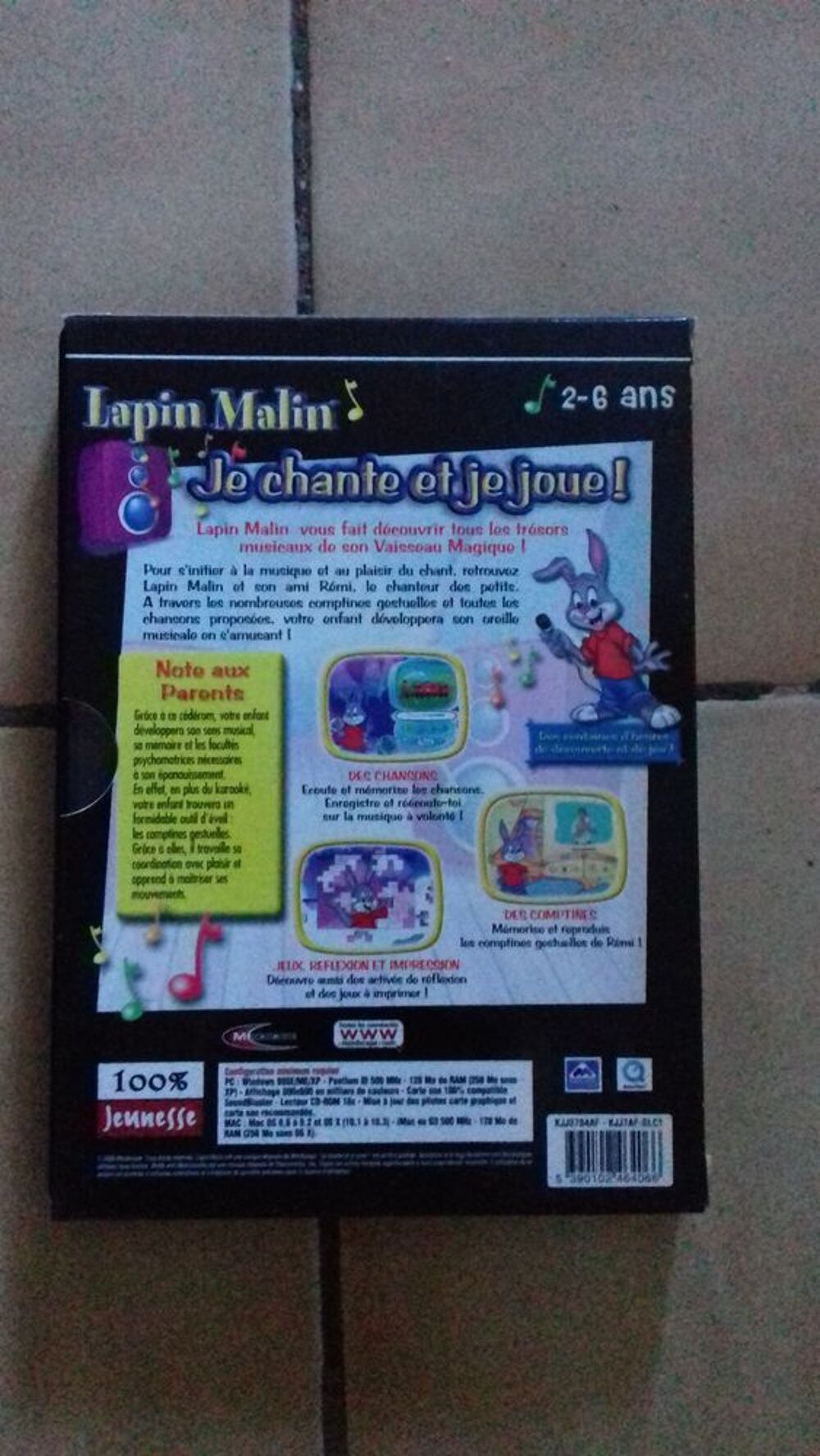 CD lapin malin pour enfant de 2 &agrave; 6 ans
Jeux / jouets