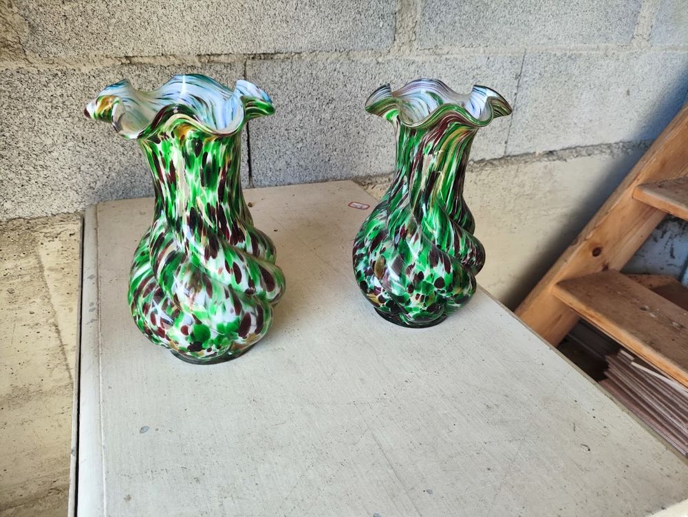 VASES EN VERRE SOUFFLE 