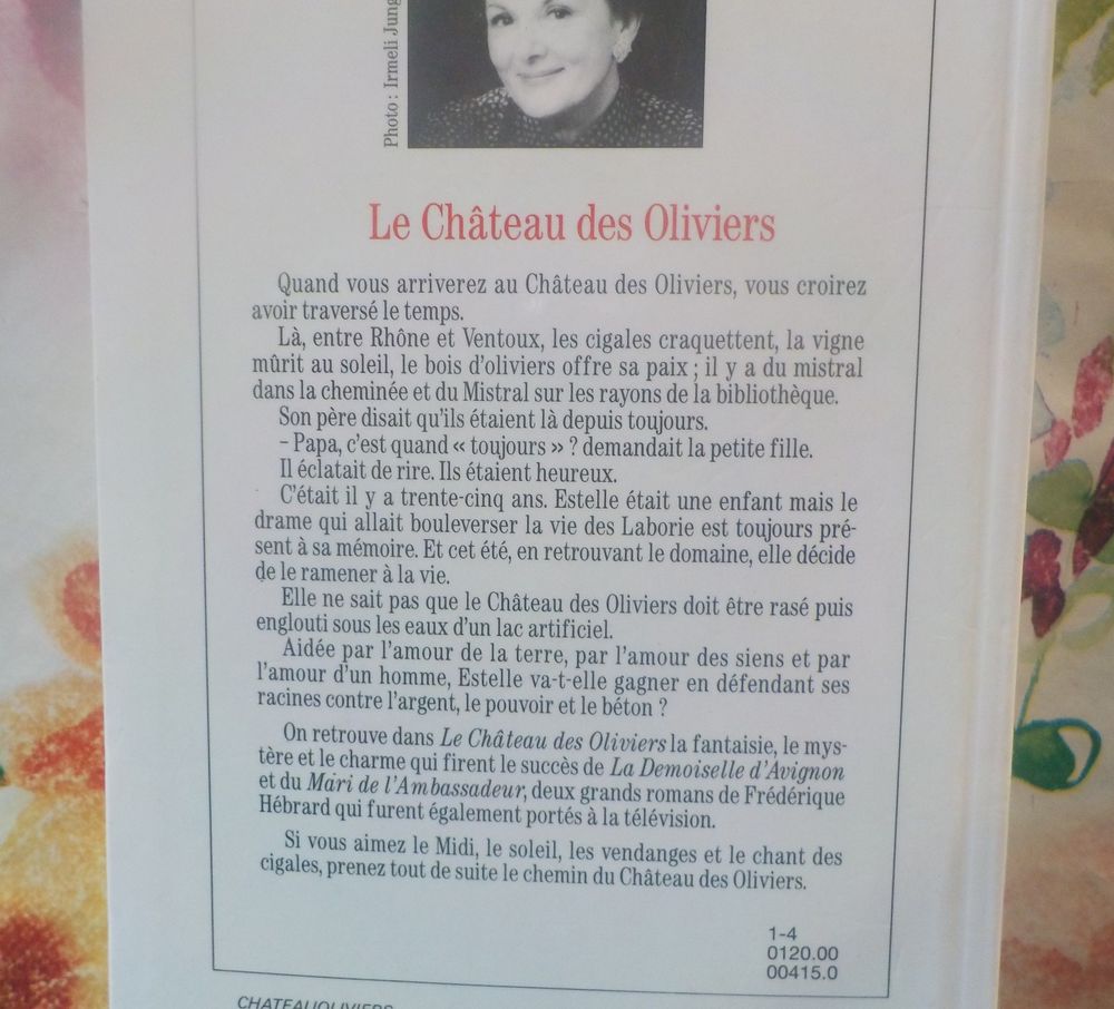 LE CHATEAU DES OLIVIERS de Fr&eacute;d&eacute;rique HEBRARD Grand Livre Mo Livres et BD