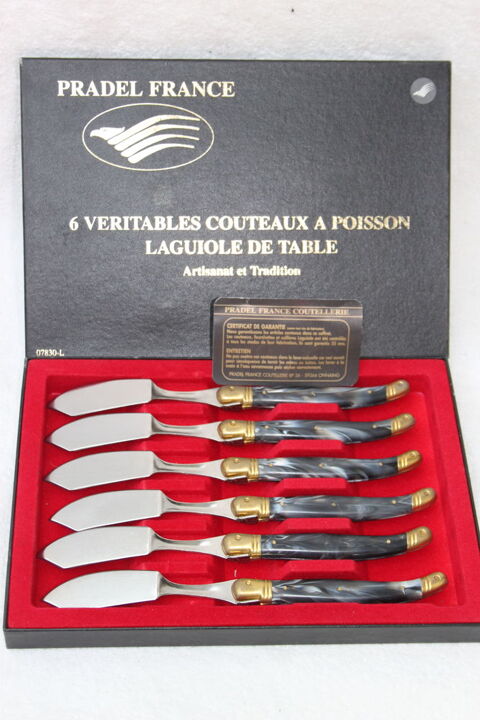 Coffret de 6 couteaux à poisson Laguiole 19 Montigny-Lencoup (77)