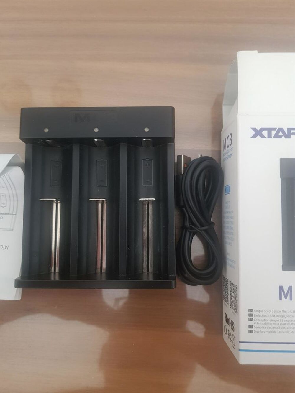 Chargeur pile accu 18650 ? marque XTAR MC3 Bricolage
