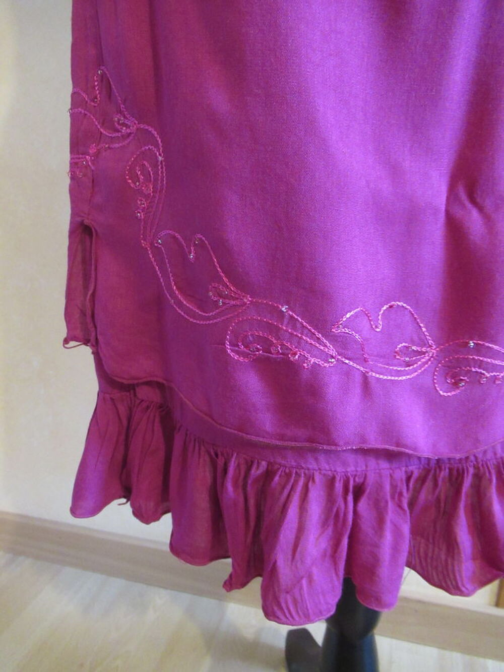 Jupe fuschia - Taille M Vtements